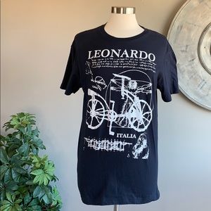 Leonardo da Vinci Italia Bicycle Tee Large